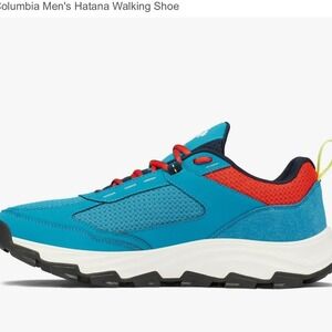 Columbia‎ Hatana Max Outdry Waterproof Men blue sneakers size 7 NEW